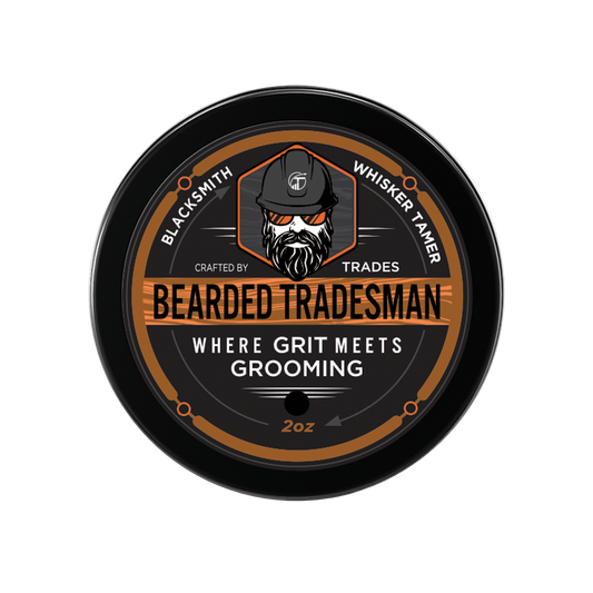 Bearded Tradesman Blacksmith  – Leather & Tobacco - Whisker Tamer