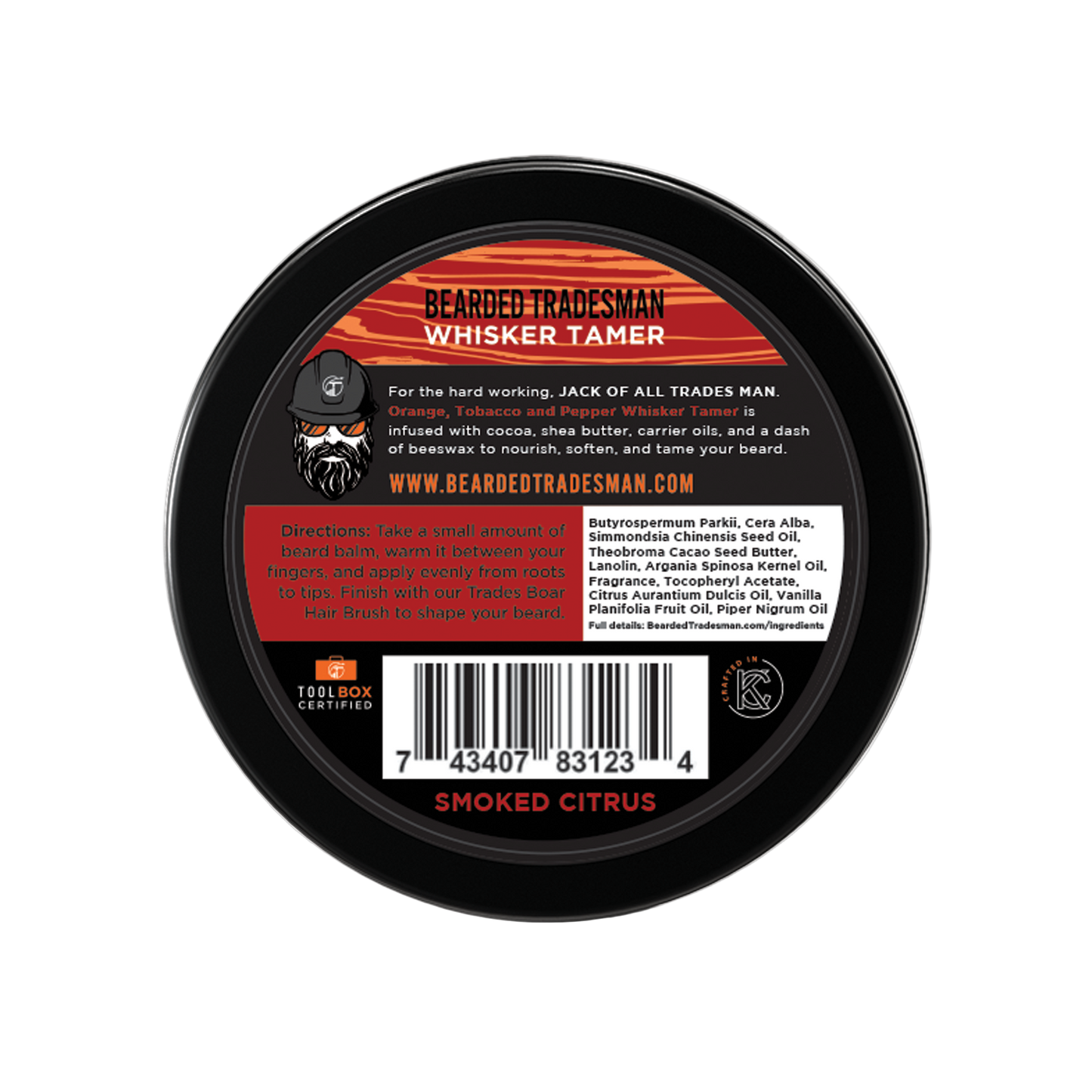 Bearded Tradesman Smoked Citrus – Orange & Pepper - Whisker Tamer