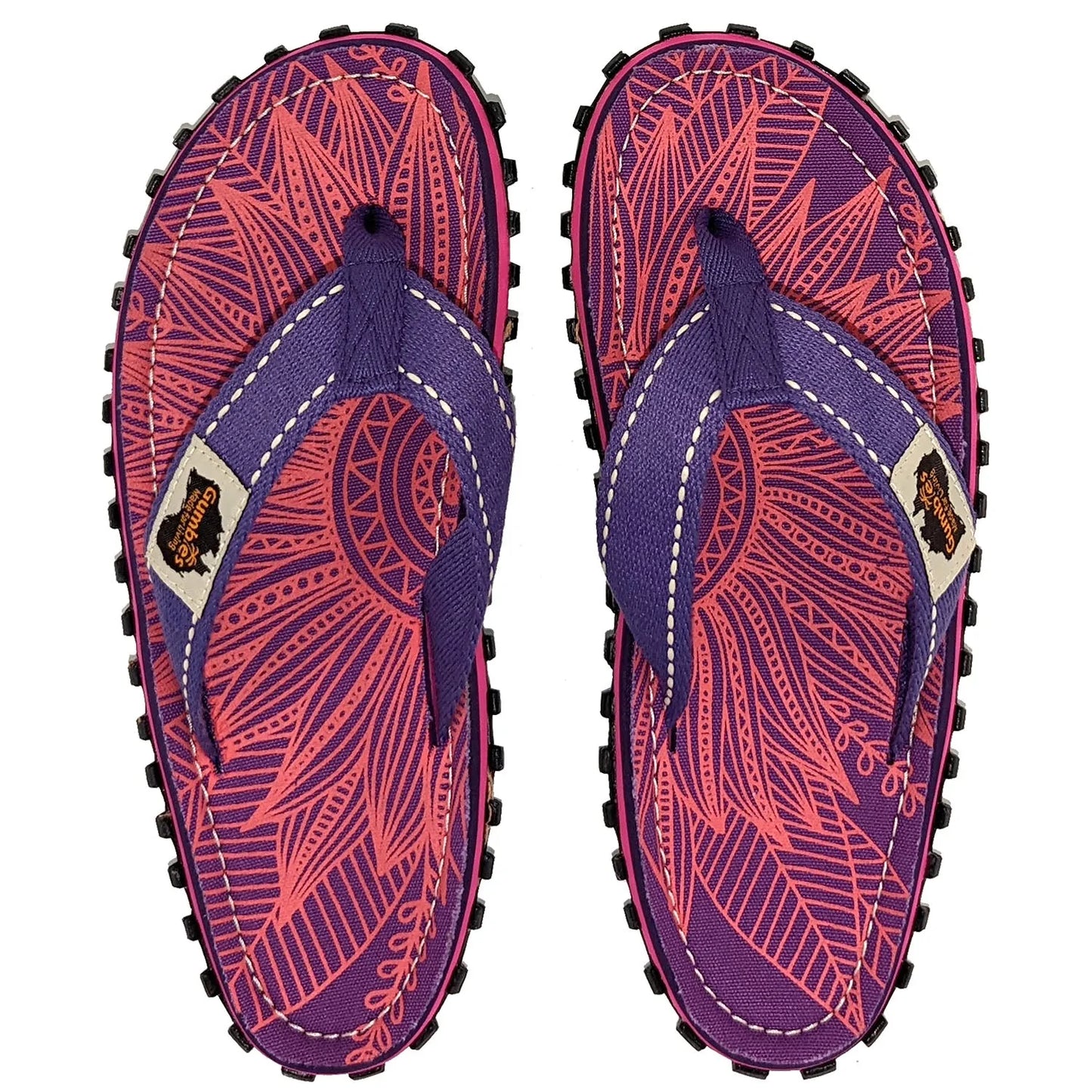 Islander Flip-Flops - Women's - Purple Sunflower