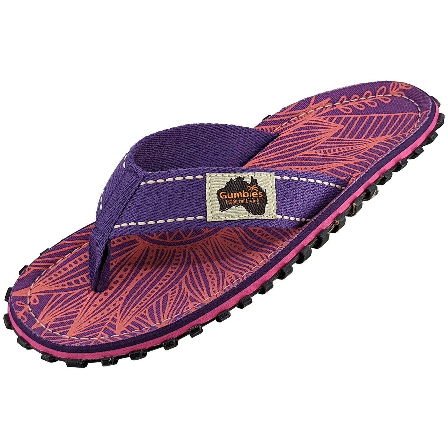 Islander Flip-Flops - Women's - Purple Sunflower