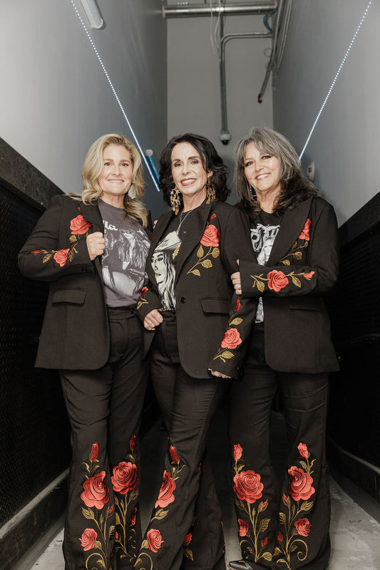 Rodeo Quincy Black Rose Pant