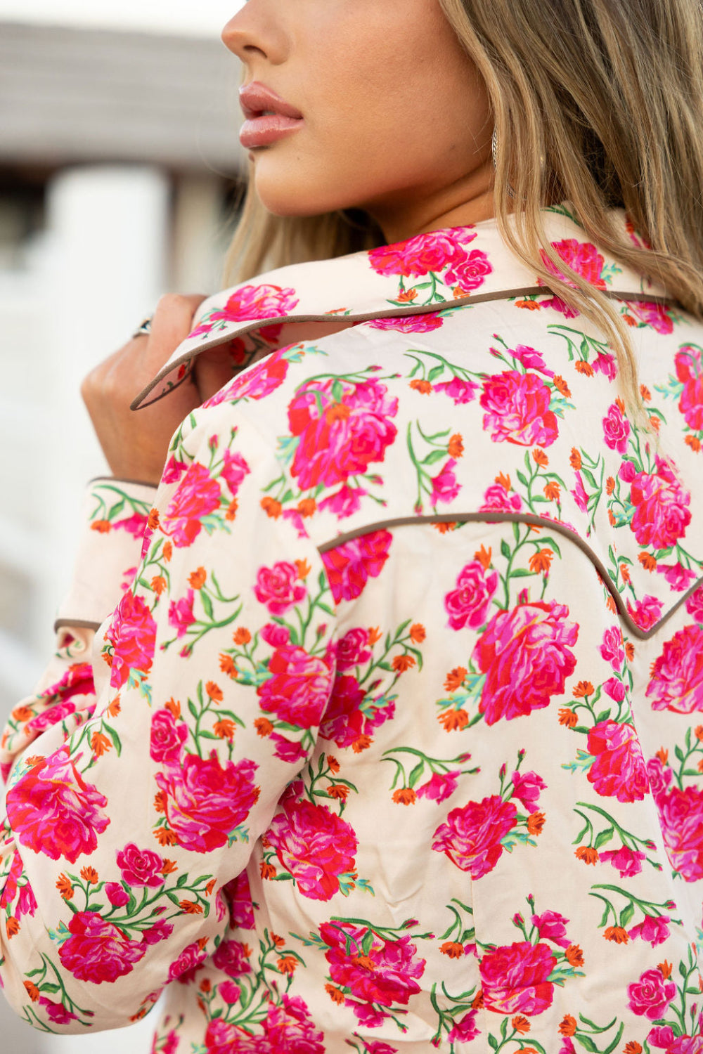 Rodeo Quincy Wild Rose Button Up