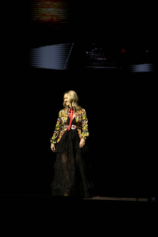 Rodeo Quincy Floral Black Button Up