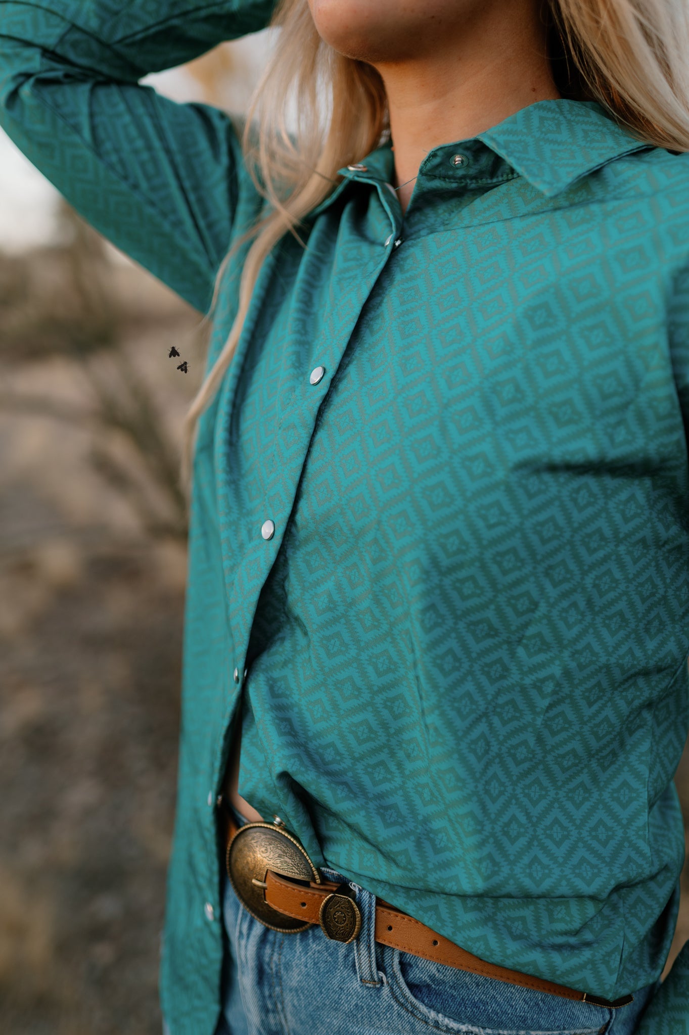 Kingman Turquoise Women's Button Up