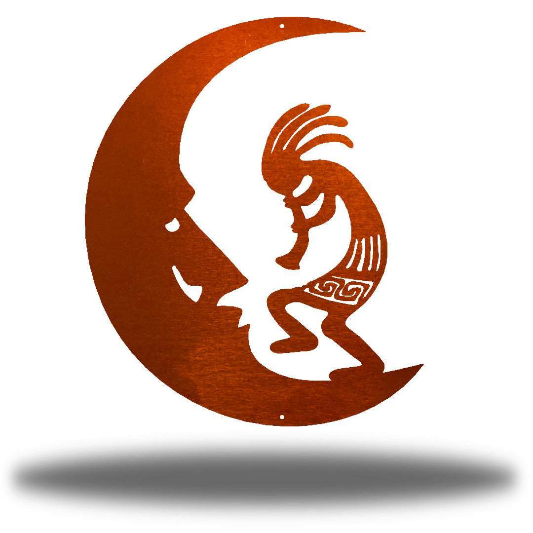 Kokopelli Fiber Laser Powder Coated Wall Art choice of colors