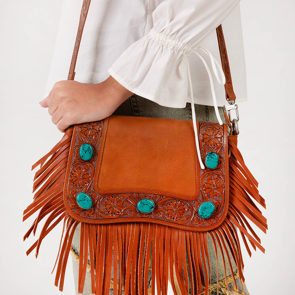 Myra Loyal West Boho Medium Tassle Bag