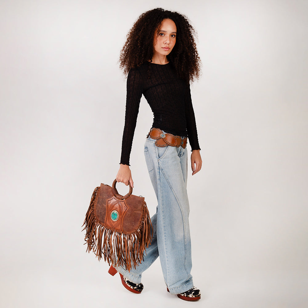 Myra Loyal West Sedona Tassle Bag