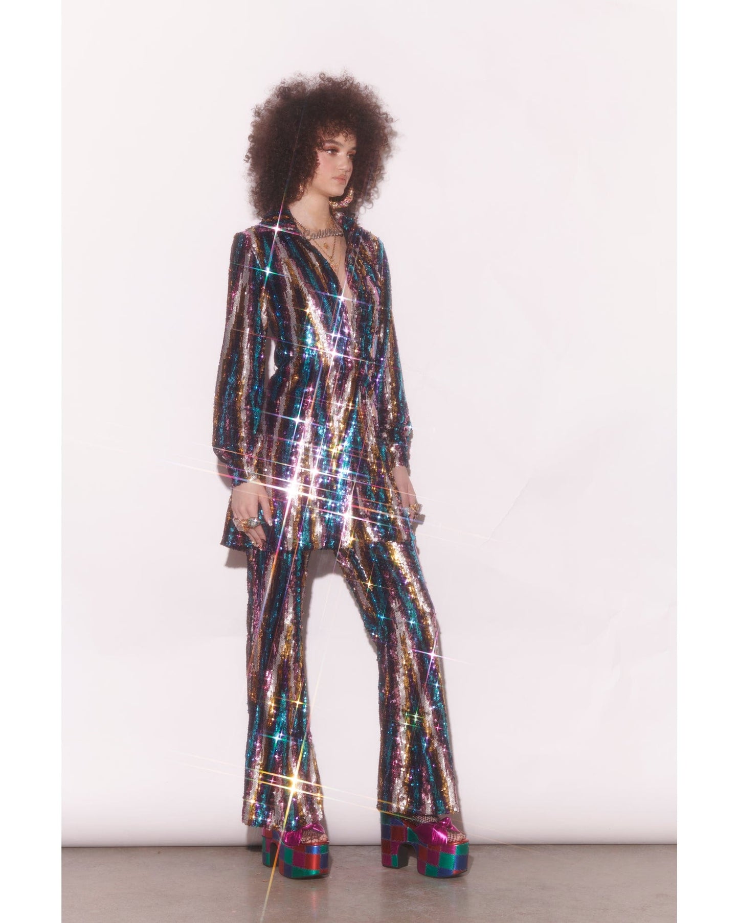 Martini Dress - Rainbow Glitter by Meghan Fabulous  XS OR S