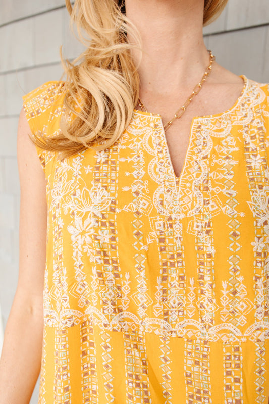 Mellow Yellow Blouse Small