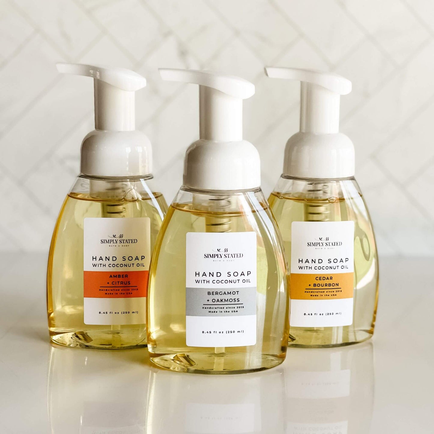 Bergamot + Oakmoss Men’s Foaming Hand Soap