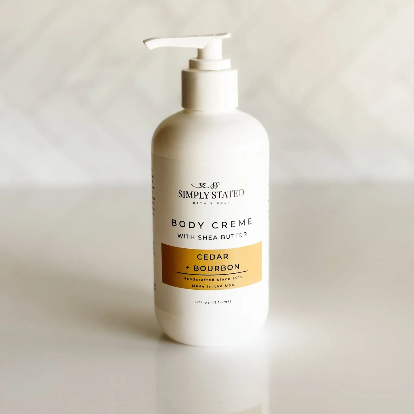 Simply Stated Cedar + Bourbon Men’s Body Creme