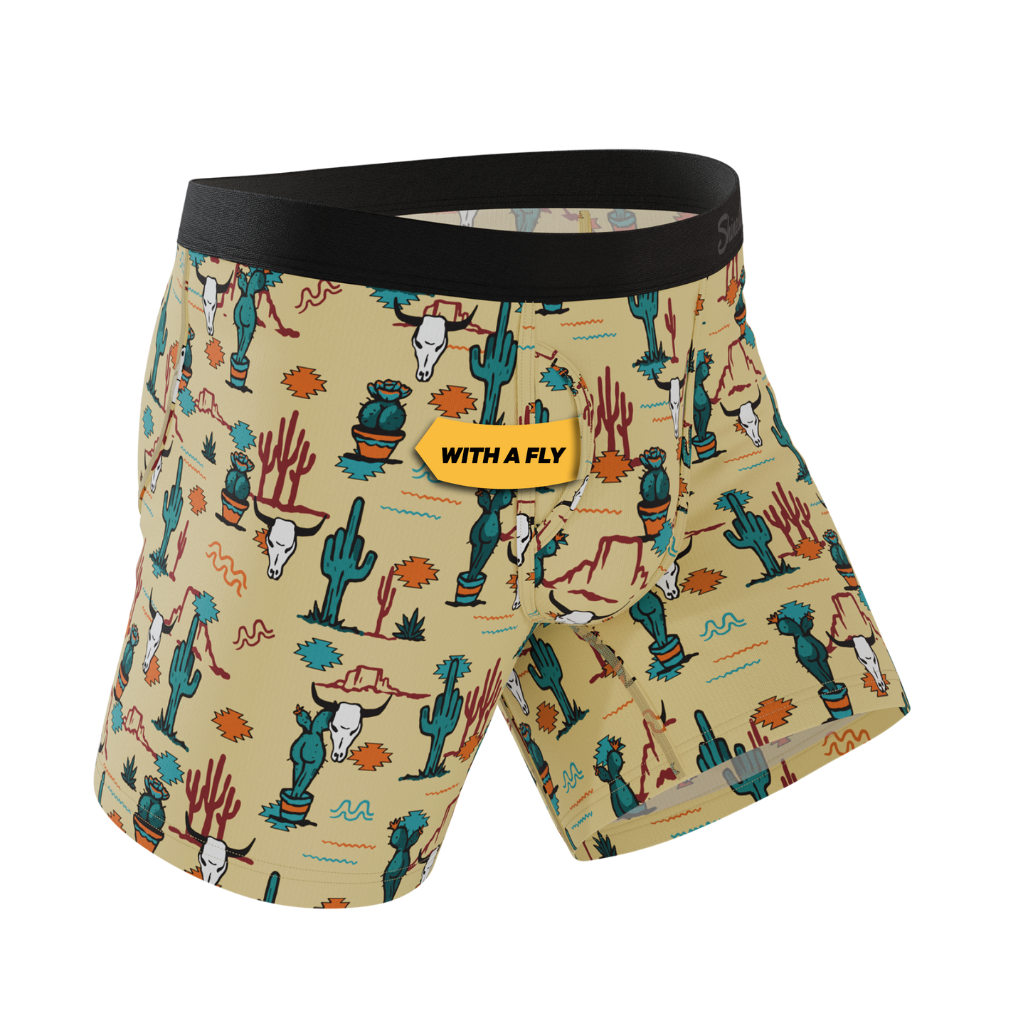 The Mirage | Western Cactus Ball Hammock® Pouch Underwear With Fly