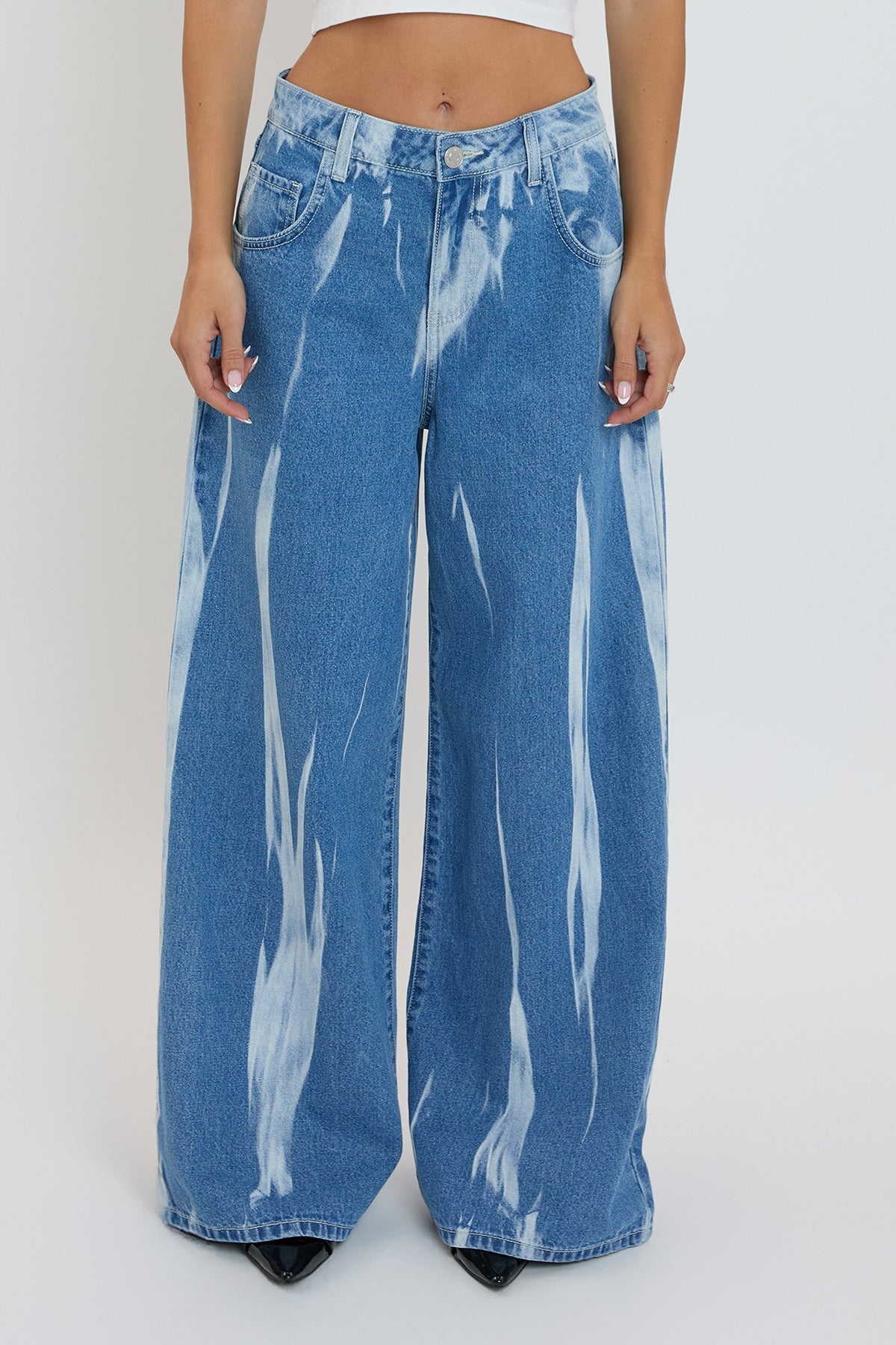 Women's Wide Leg Billie Baggy Jeans