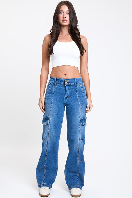 Women's Straight Cargo Jeans