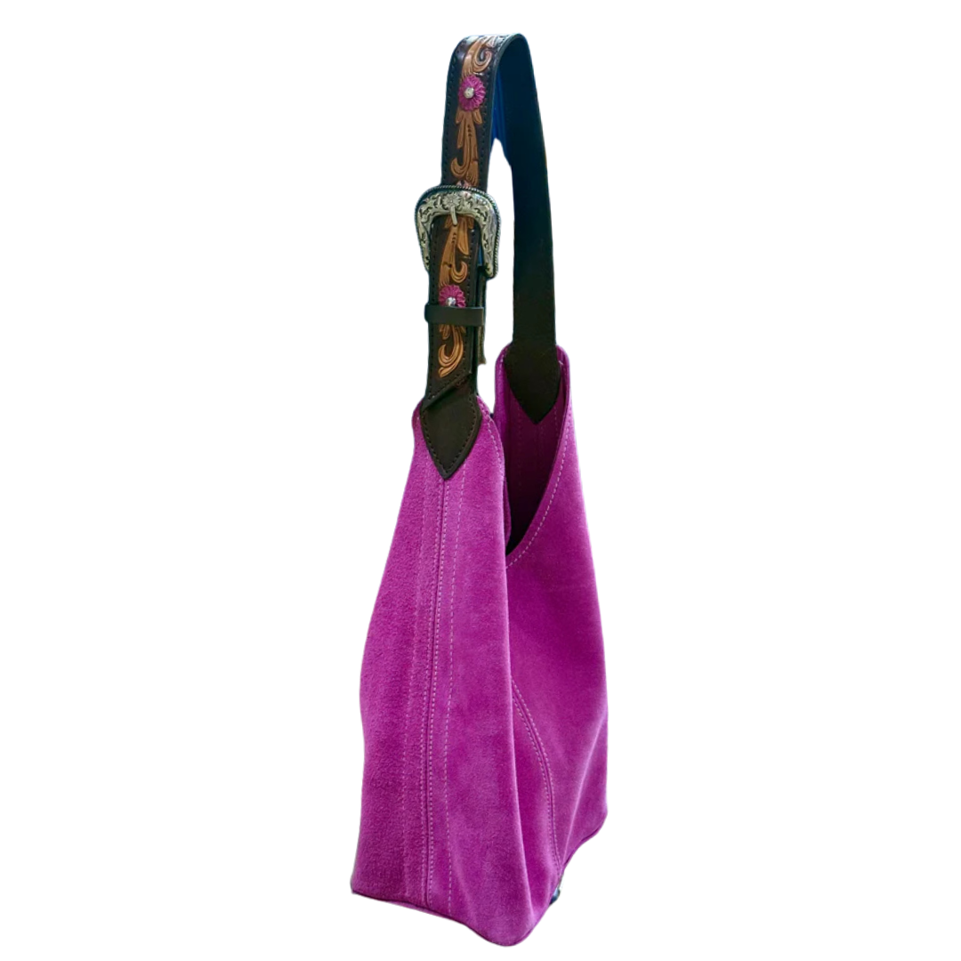 Alamo Saddlery Darlin Duo Bag- Pink with Malibu Barbie Strap