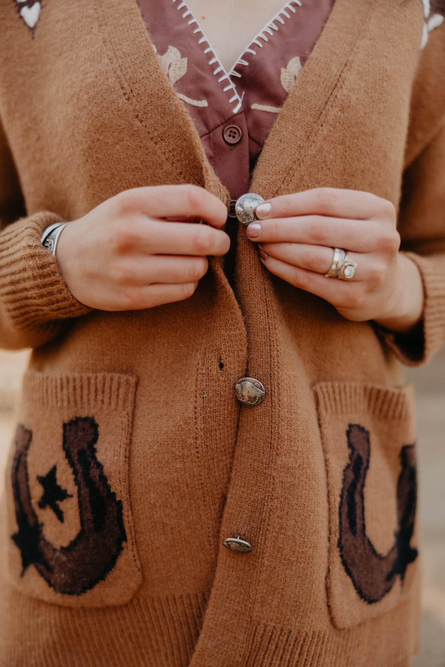 Rodeo Quincy Last Rodeo Cardigan XL ONLY