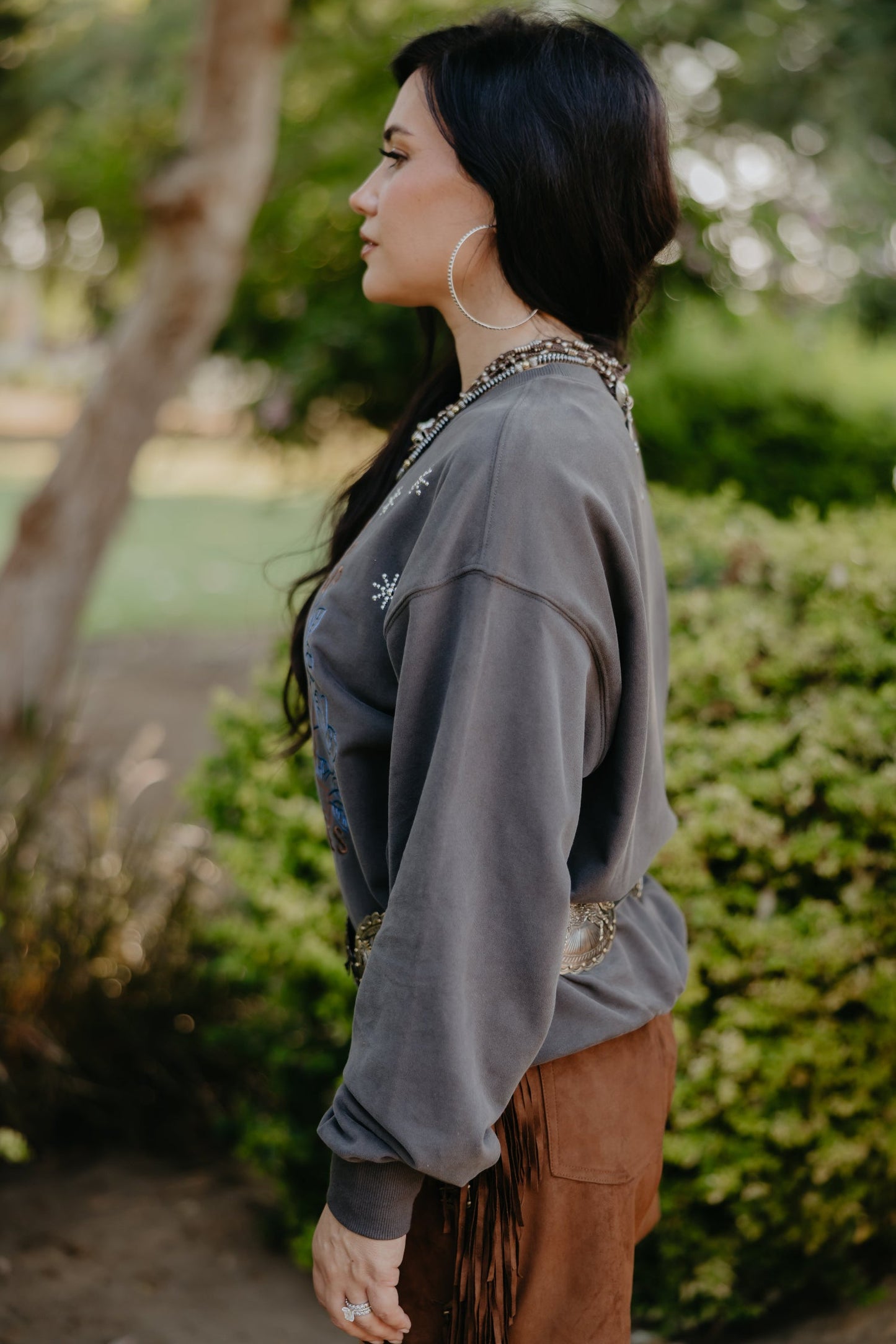 Rodeo Quincy God Bless Horses Pullover