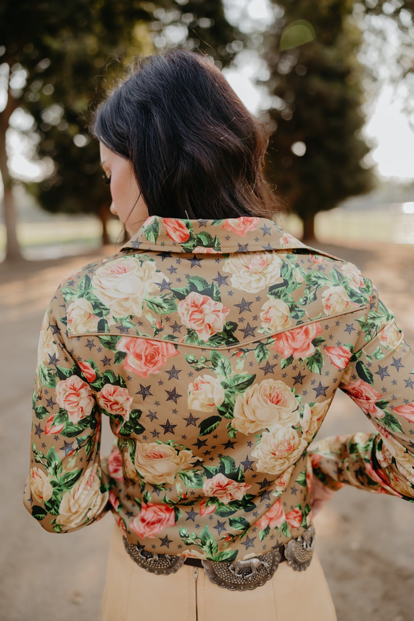 Rodeo Quincy Wildflower Wishes Button Up