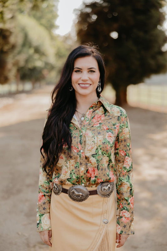 Rodeo Quincy Wildflower Wishes Button Up