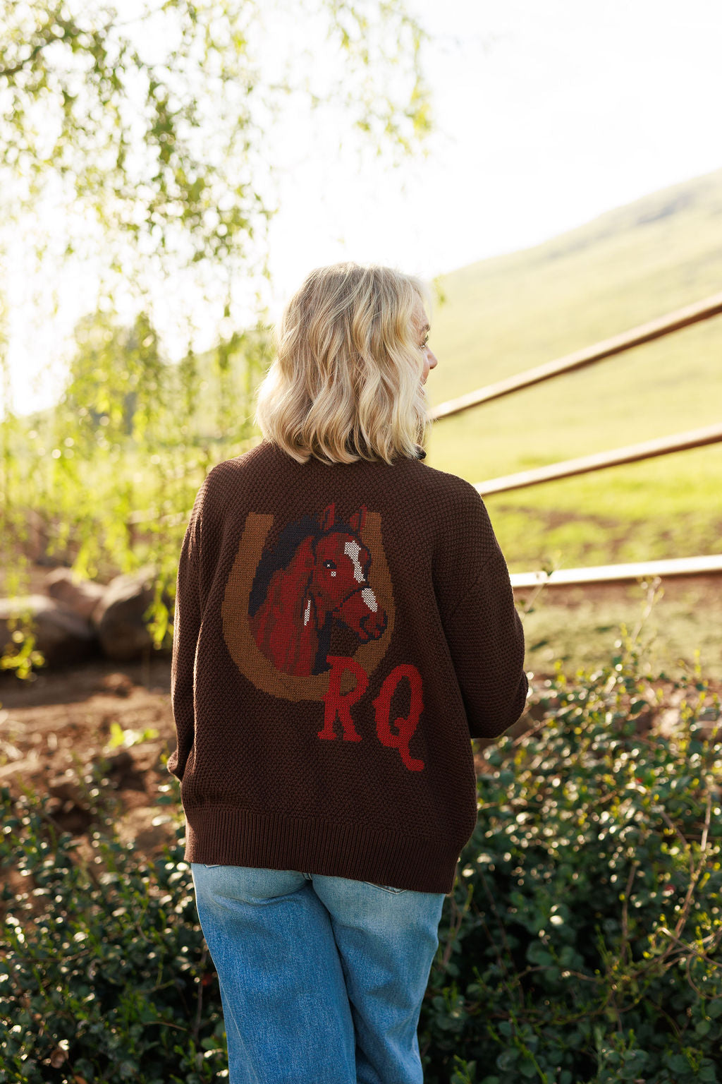Rodeo Quincy Nana's Rose Garden Sweater