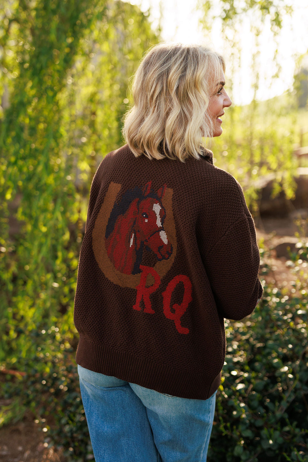 Rodeo Quincy Nana's Rose Garden Sweater