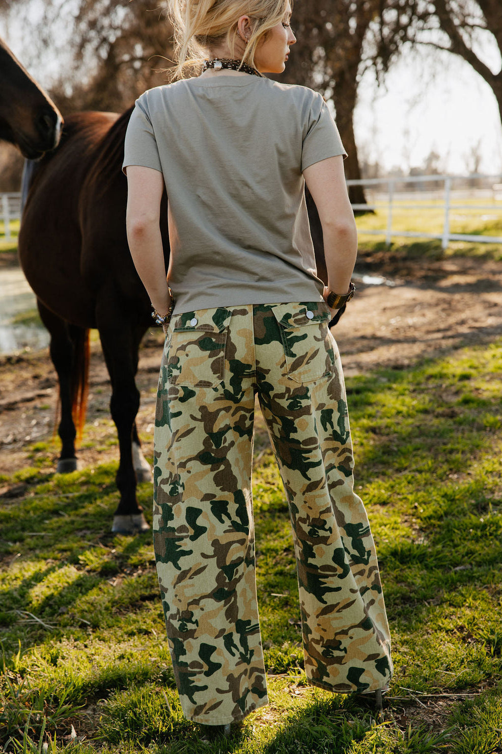 Rodeo Quincy Wild Rose Camo Jeans  Only a few left!