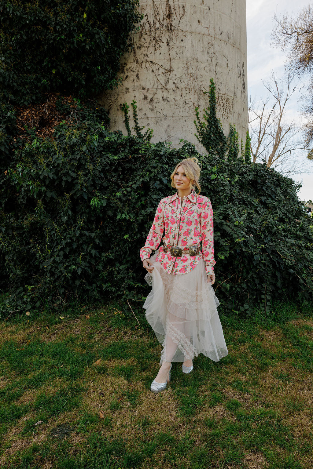 Rodeo Quincy Wild Rose Button Up