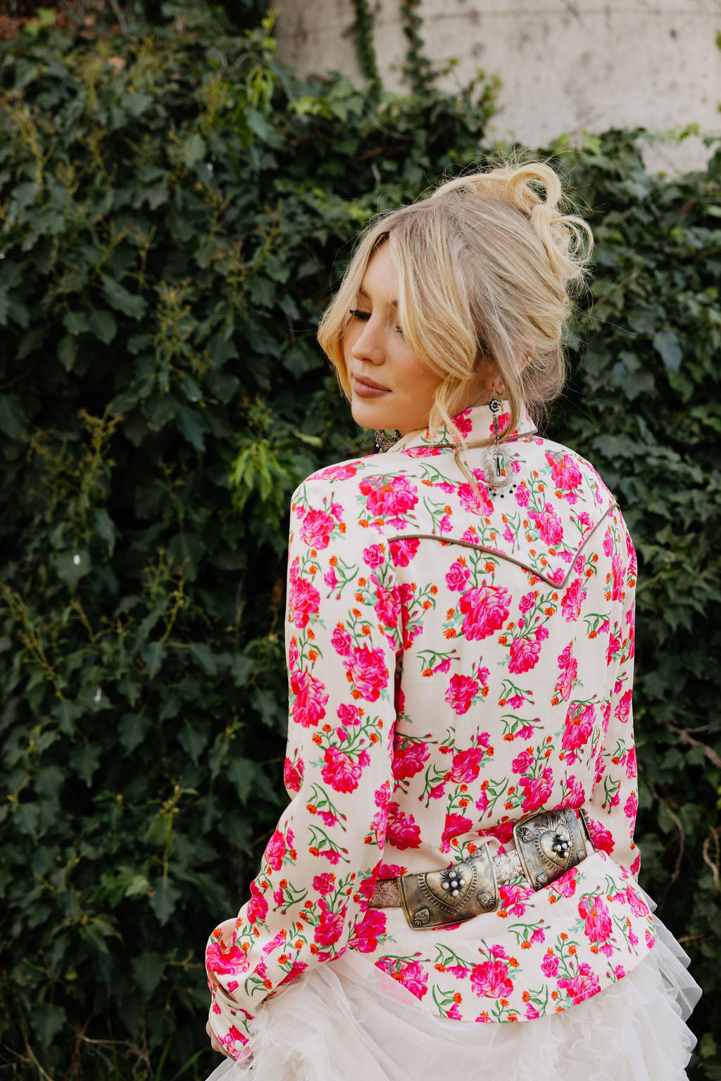 Rodeo Quincy Wild Rose Button Up