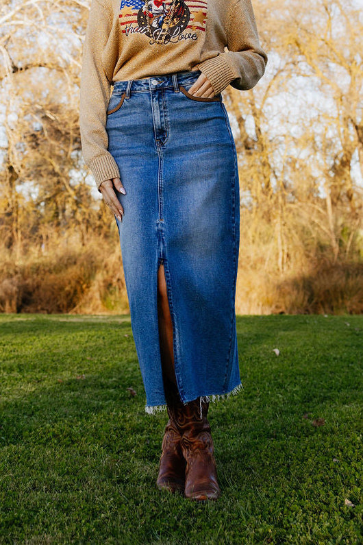 Rodeo Quincy Garden Gate Cowgirl Skirt