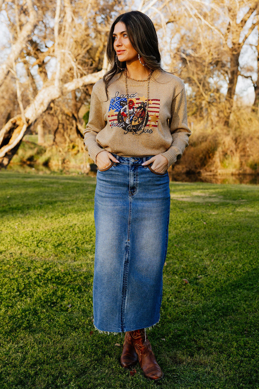 Rodeo Quincy Garden Gate Cowgirl Skirt
