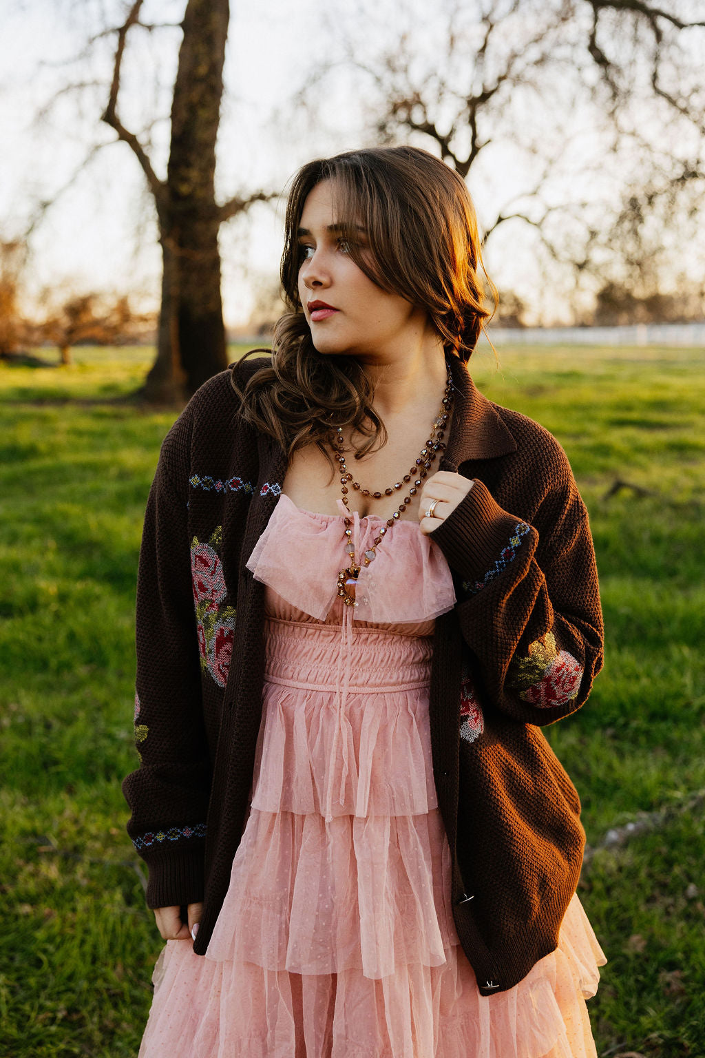 Rodeo Quincy Nana's Rose Garden Sweater