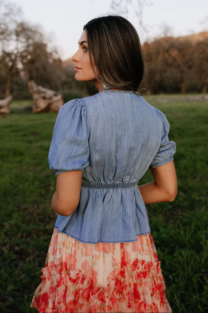 Rodeo Quincy Blush Rose Blouse