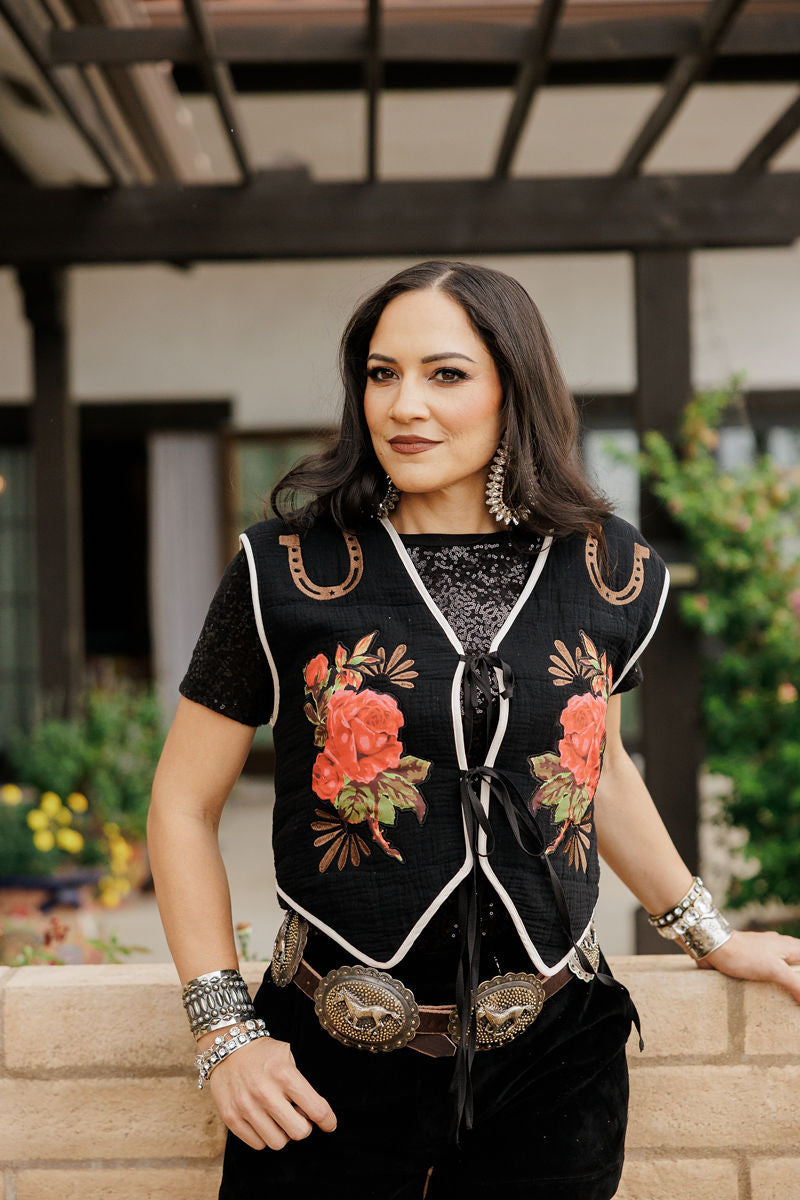Rodeo Quincy Wild Rose Vest