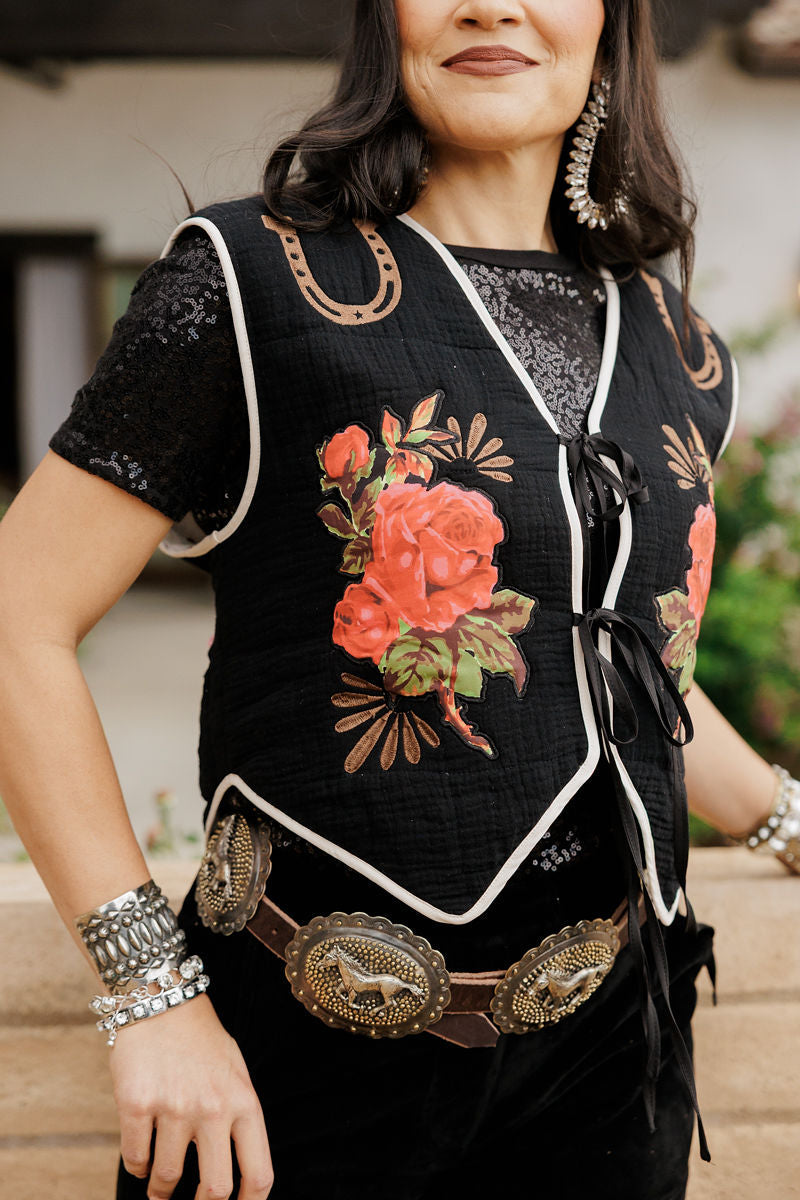 Rodeo Quincy Wild Rose Vest