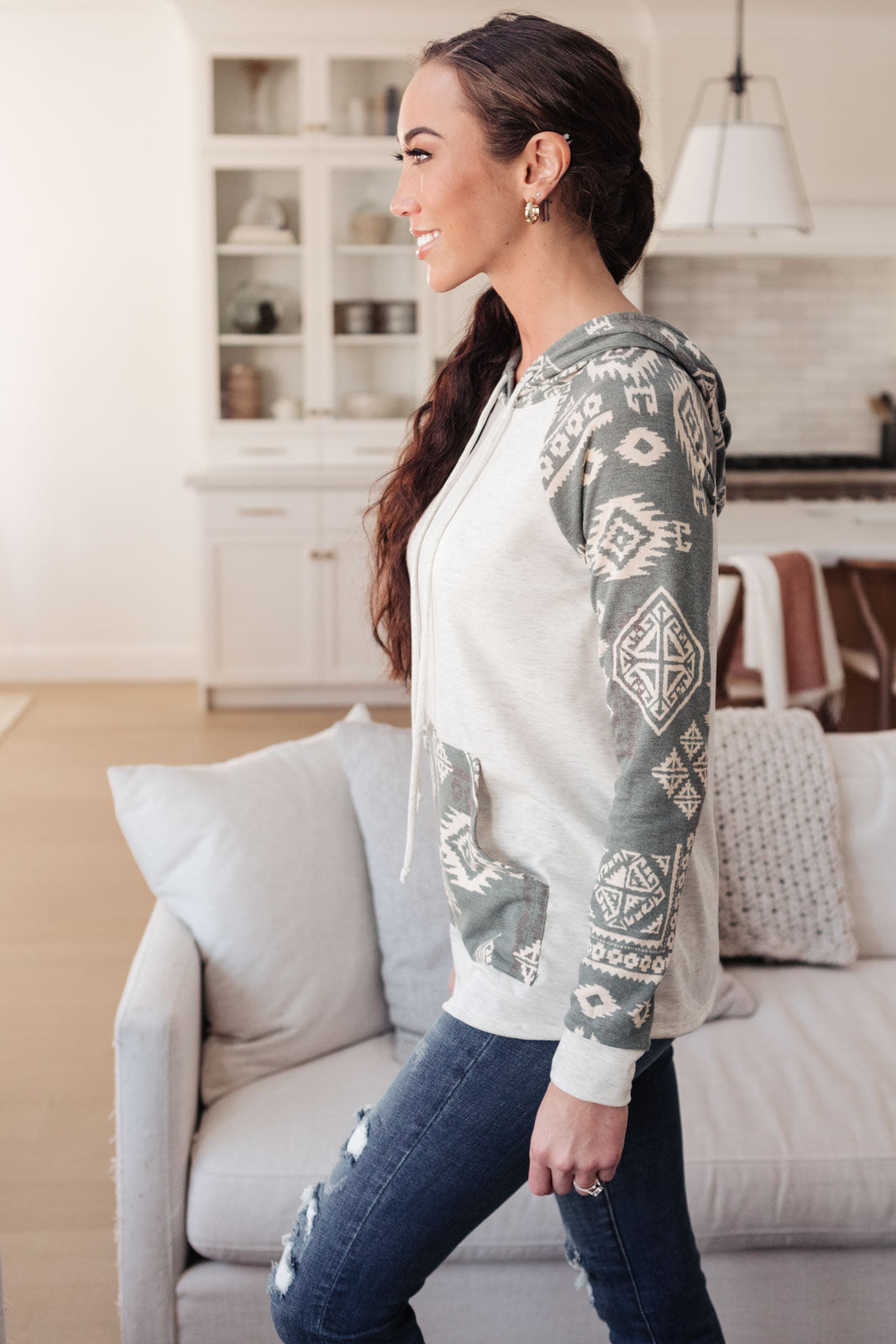 Aztec Pullover Hoodie