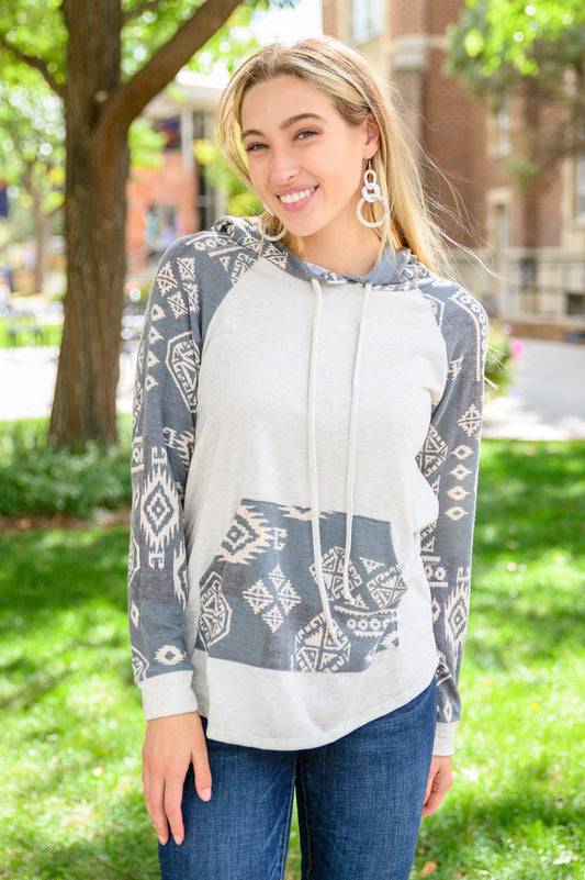 Aztec Pullover Hoodie