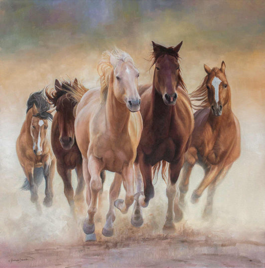 Running Wild - Limited Edition Canvas Giclee Print