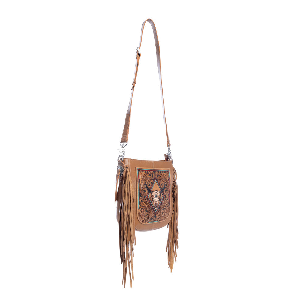 Myra Spring Creek Hand-Tooled Bag