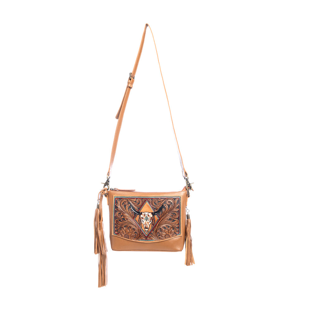 Myra Tonopah Trail Hand-Tooled Bag