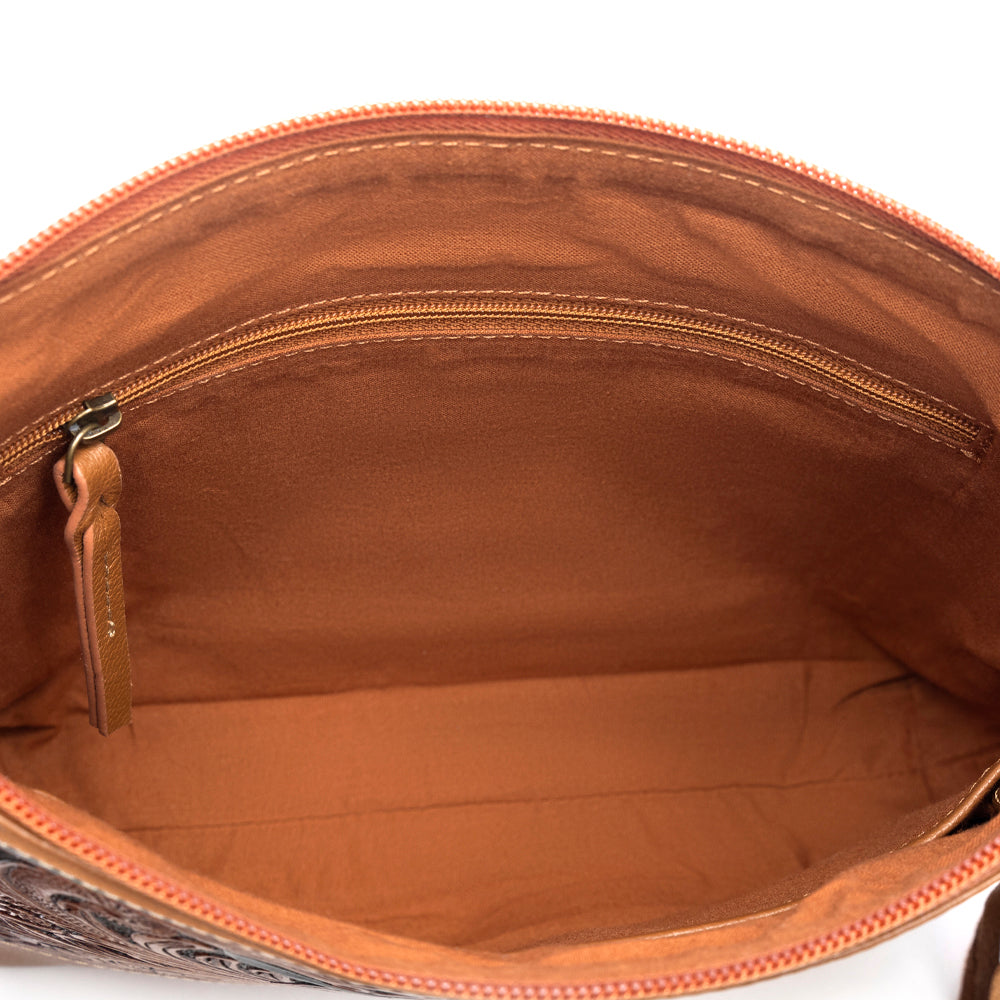 Myra Tonopah Trail Hand-Tooled Bag