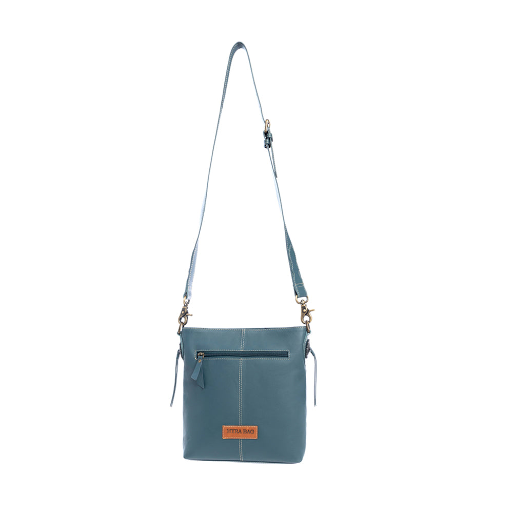 Myra Stella Steer Hand-Tooled Bag