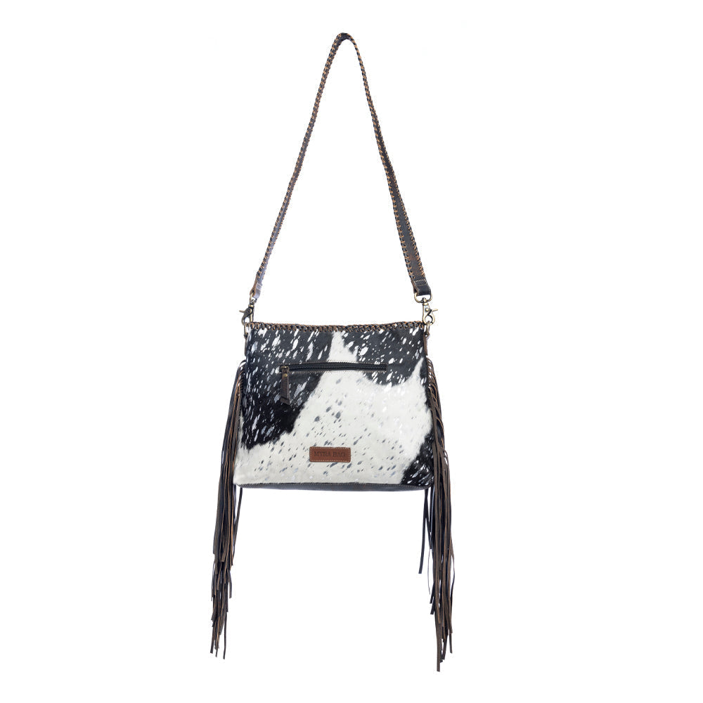 Myra Valley Brook Hand-Tooled Bag In Coal