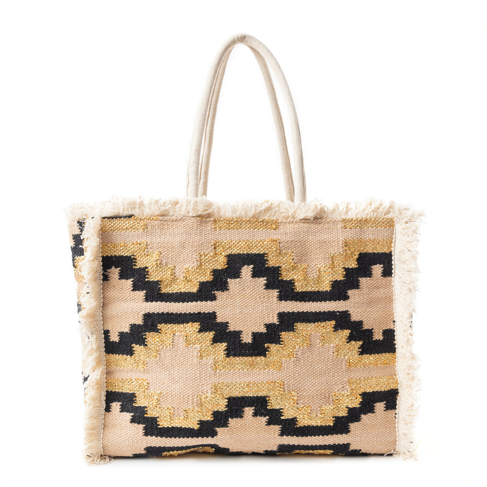 Myra Wild West Sandstone Tote Bag