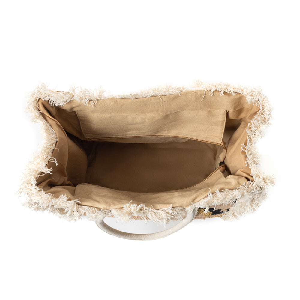 Myra Wild West Sandstone Tote Bag