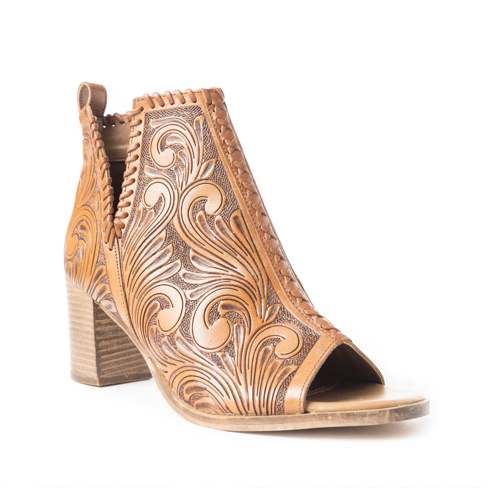 Myra Persimmonee Heels In Dark Brown