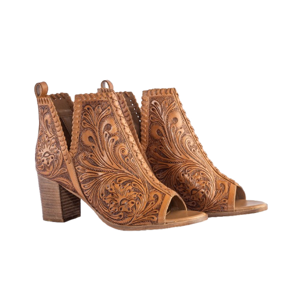 Myra Persimmonee Heels In Brown