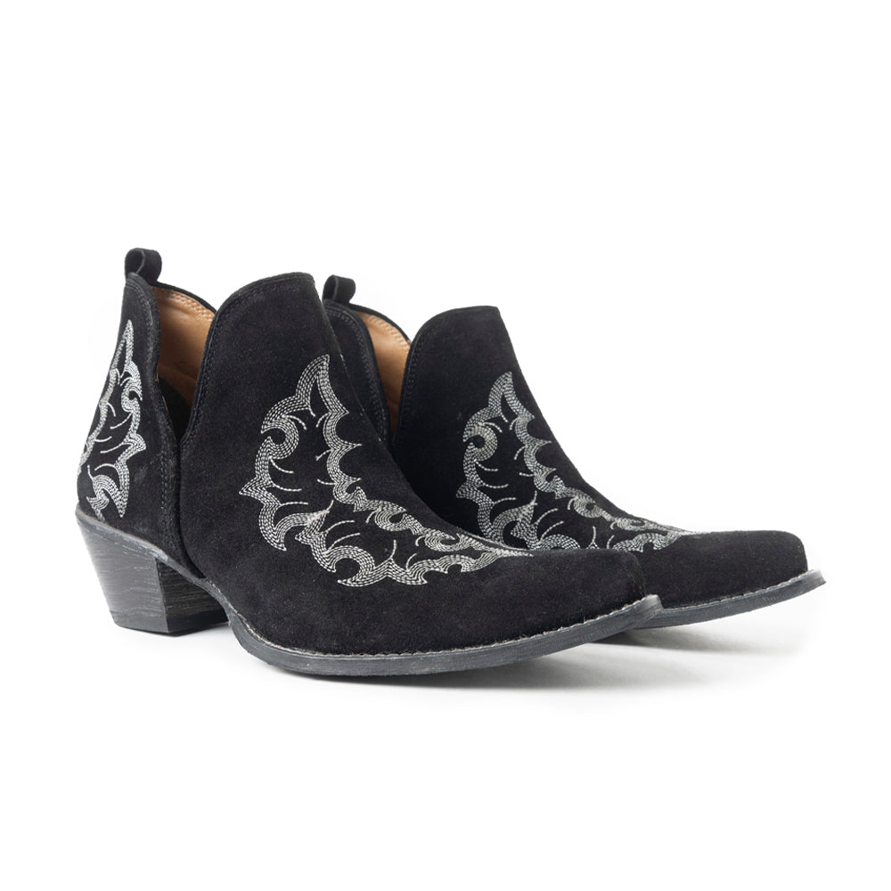 Myra Trail Runner Booties In Black