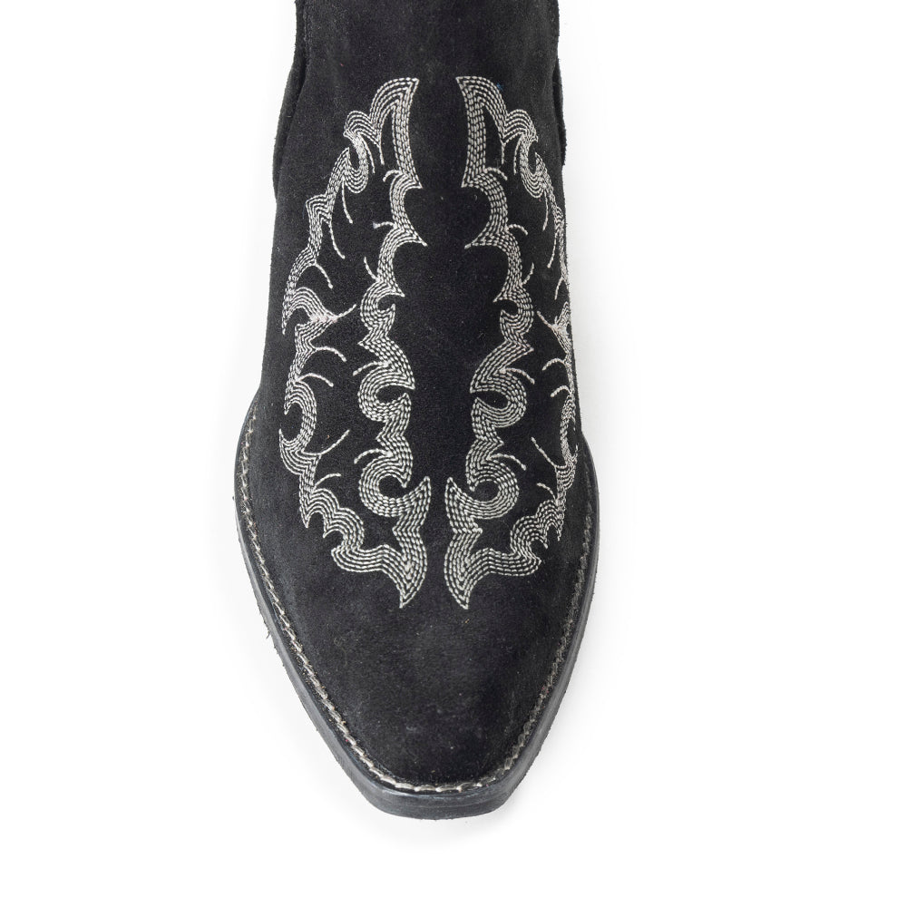Myra Trail Runner Booties In Black