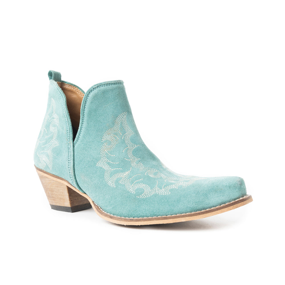 Myra Trail Runner Booties In Sky Blue