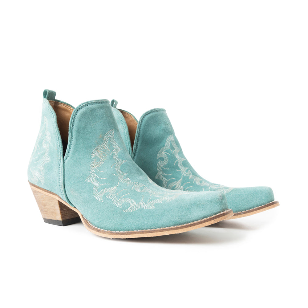 Myra Trail Runner Booties In Sky Blue